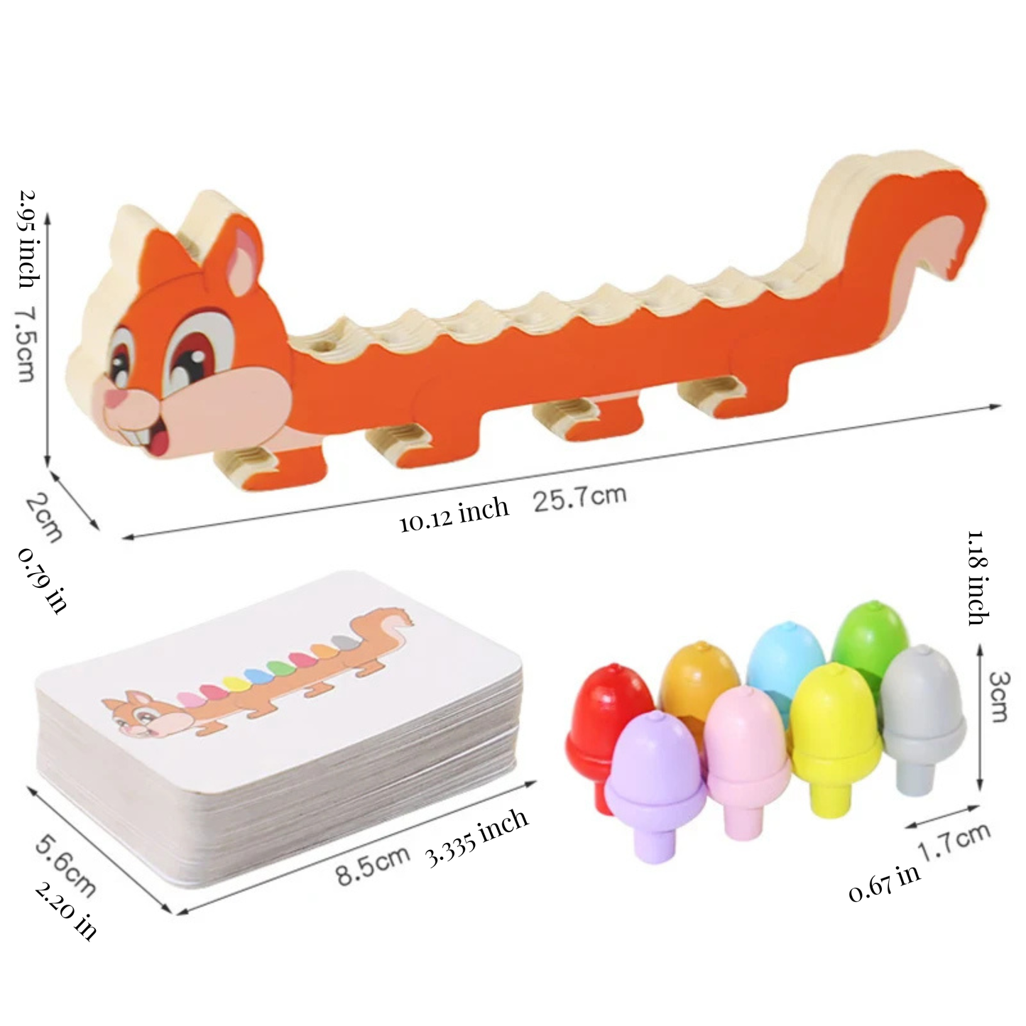 Montessori Color Match Balance Toy | Luxe & Cozé