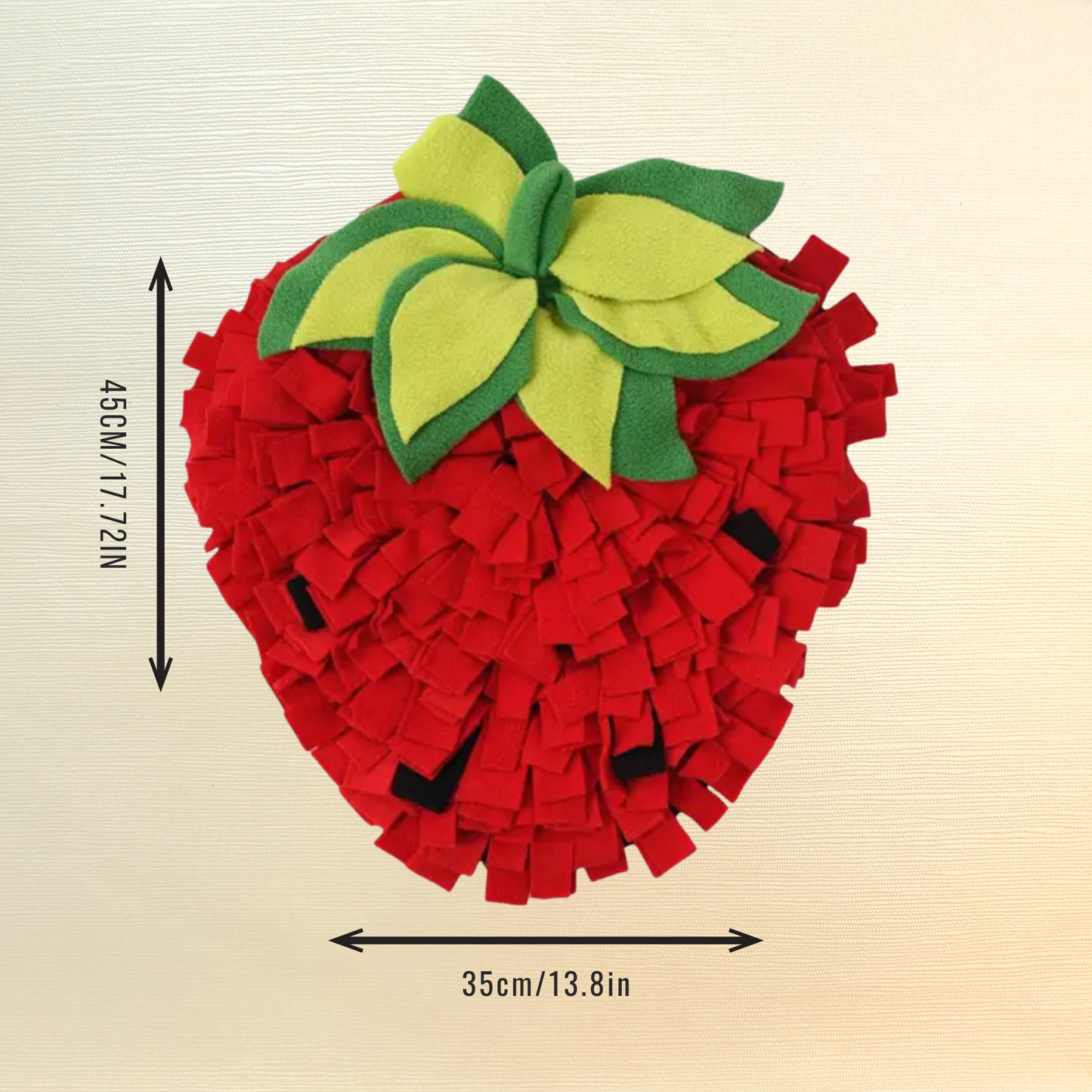 Strawberry Snuffle Mat for Dogs & Cats | Interactive Slow Feeder Puzzle Toy