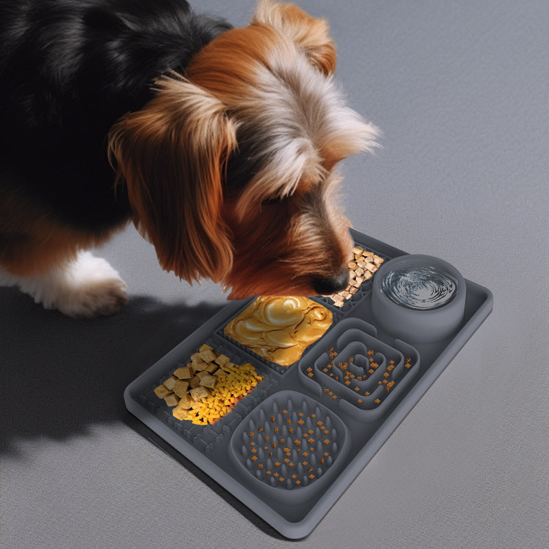 CalmFeast™ Luxury Lick Mat & Slow Feeder 🐶