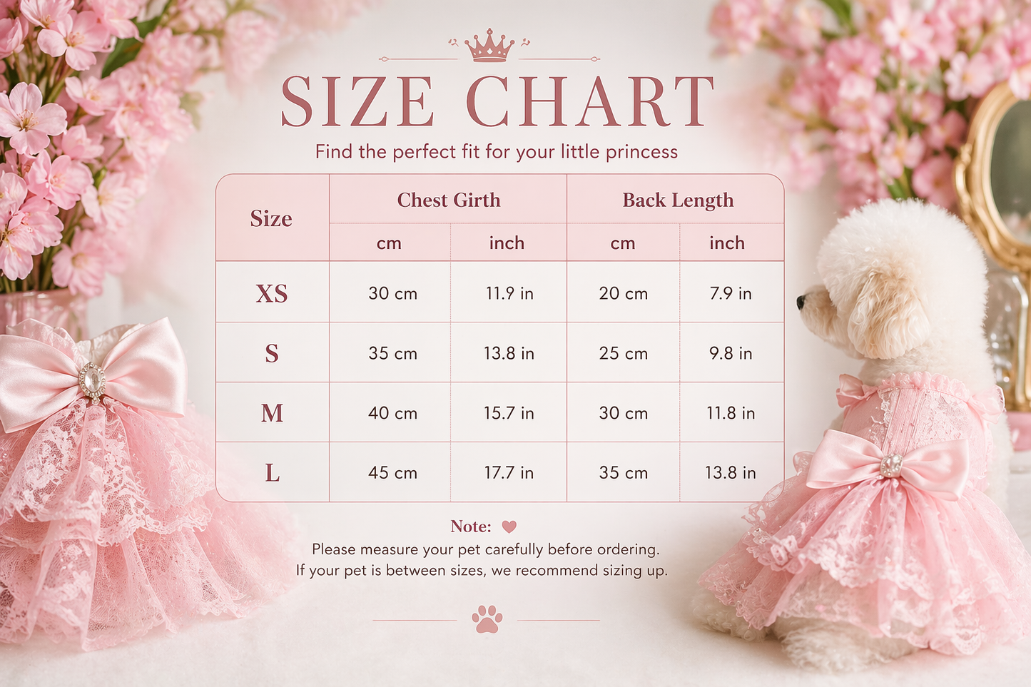Luxury Princess Pet Dress ๐โจ