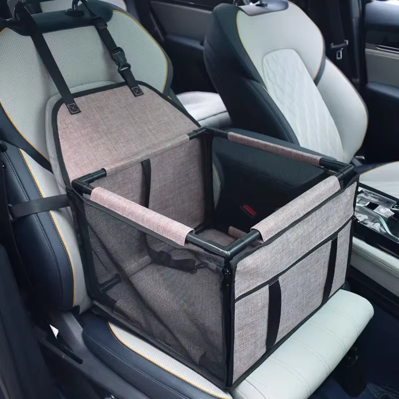 Ultimate Waterproof Dog Car Seat Cover - Stylish Pet Carrier Hammock for Small to Large Dogs