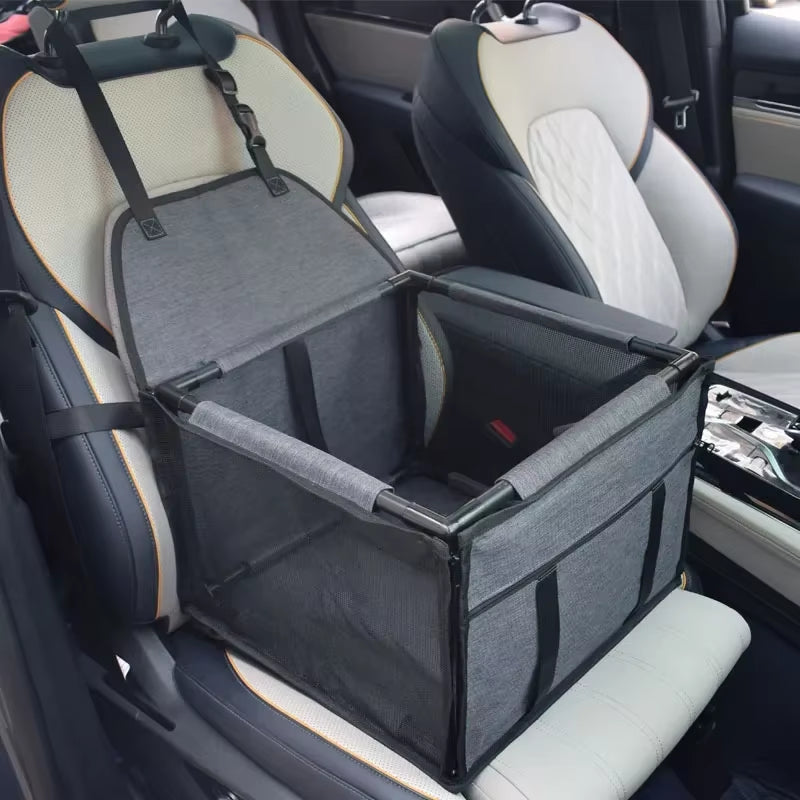 Ultimate Waterproof Dog Car Seat Cover - Stylish Pet Carrier Hammock for Small to Large Dogs