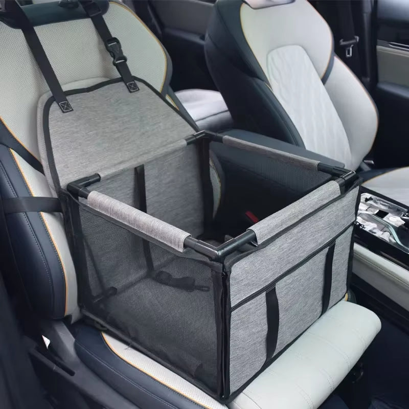 Ultimate Waterproof Dog Car Seat Cover - Stylish Pet Carrier Hammock for Small to Large Dogs