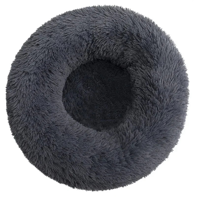 Luxurious Cozy & Plush Round Pet Bed for Large Dogs & Cats - The Ultimate Sleeping Retreat (40-90cm)