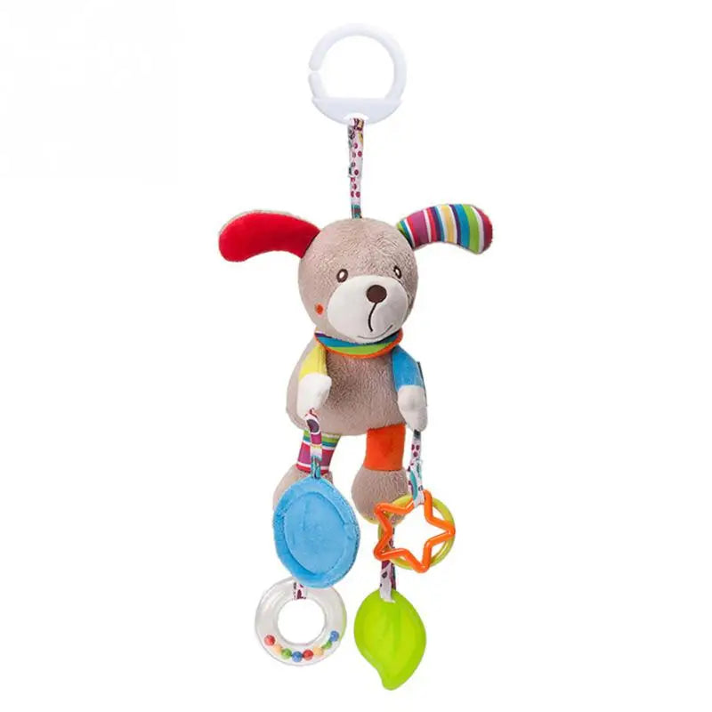 Enchanting Plush Animal Crib Mobile Toy - Perfect for Stroller, Car Seat & Nursery Fun!