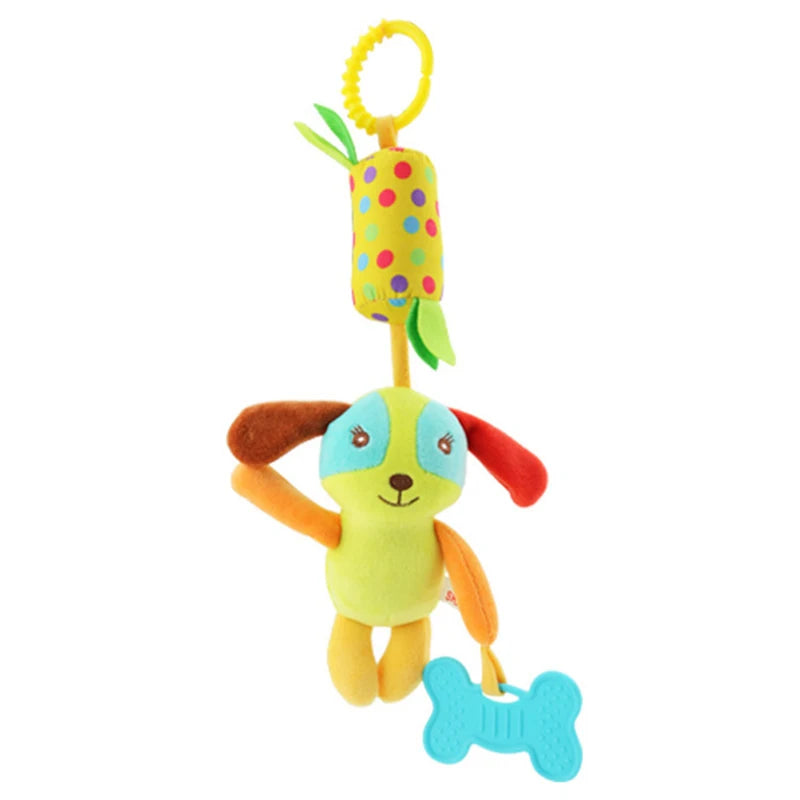 Enchanting Plush Animal Crib Mobile Toy - Perfect for Stroller, Car Seat & Nursery Fun!