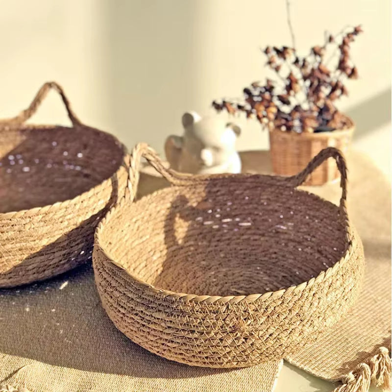 Four Seasons Universal Handmade Vine Woven Cat Nest with Detachable Washable Warmth Pad - Perfect Winter Pet Accessory!