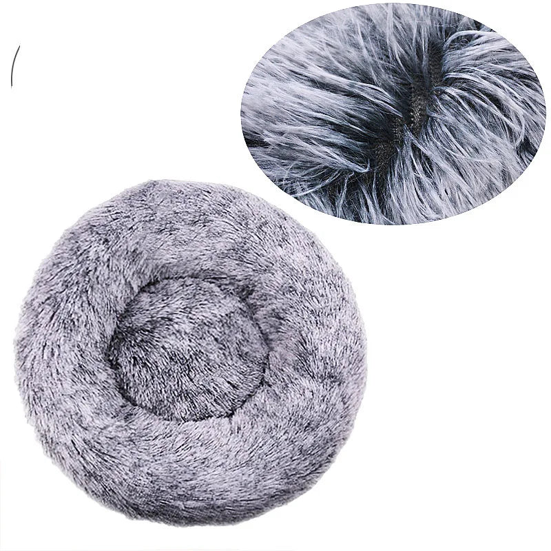 Luxurious Cozy & Plush Round Pet Bed for Large Dogs & Cats - The Ultimate Sleeping Retreat (40-90cm)