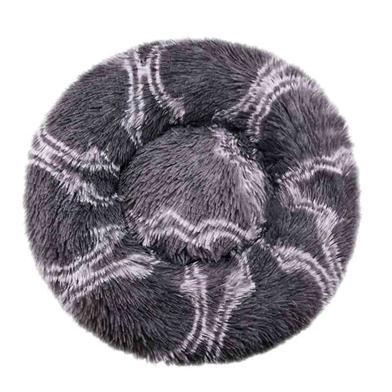 Luxurious Cozy & Plush Round Pet Bed for Large Dogs & Cats - The Ultimate Sleeping Retreat (40-90cm)