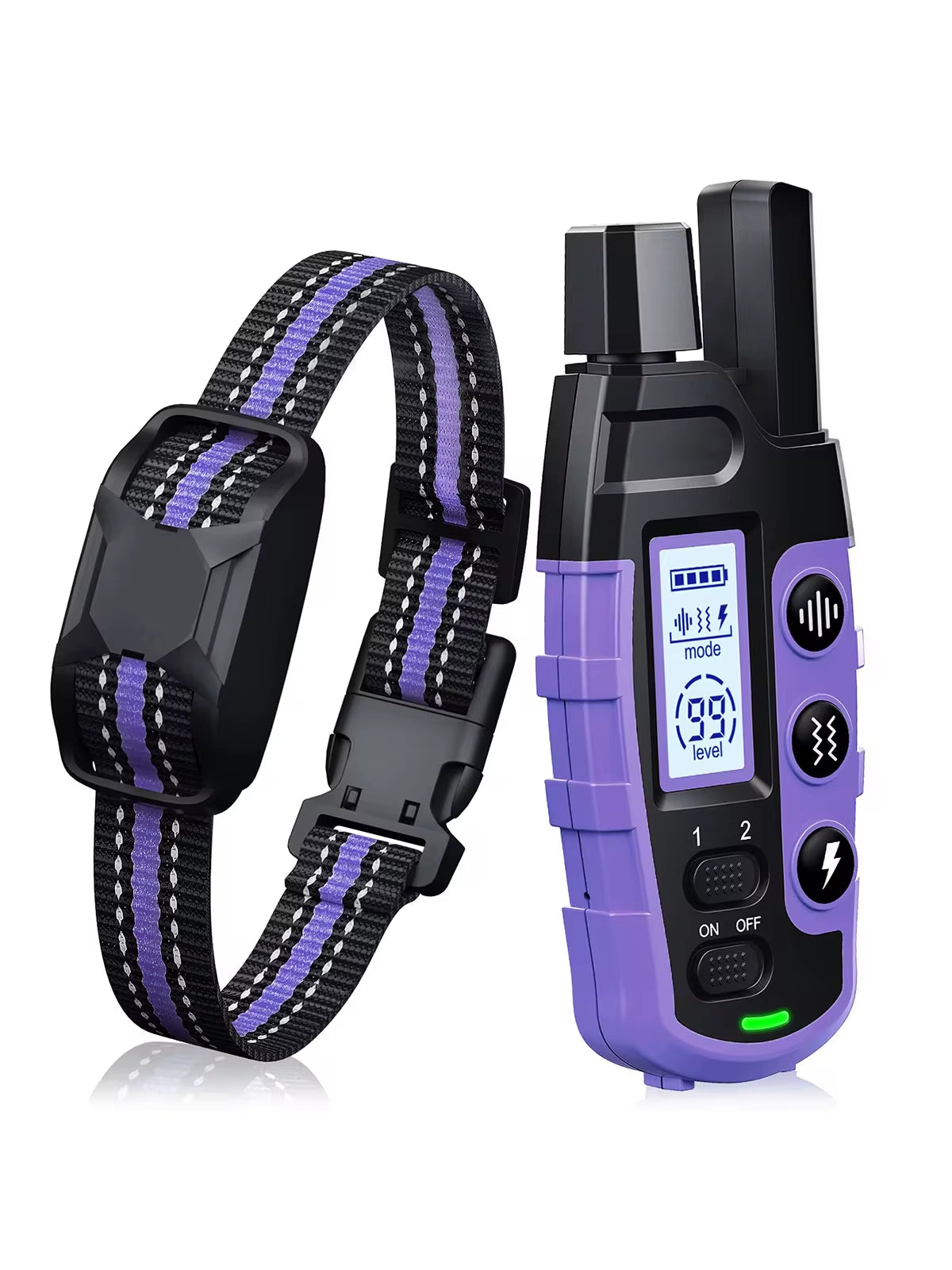 Revolutionize Your Dog Training Routine with the Ultimate 3300Ft Waterproof Dog Training Collar - Remote Controlled Precision for 5-120lbs Dogs Featuring Shock, Vibration, and Sound Options