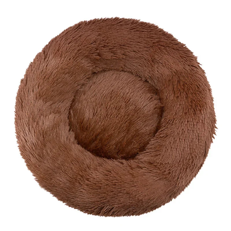 Luxurious Cozy & Plush Round Pet Bed for Large Dogs & Cats - The Ultimate Sleeping Retreat (40-90cm)
