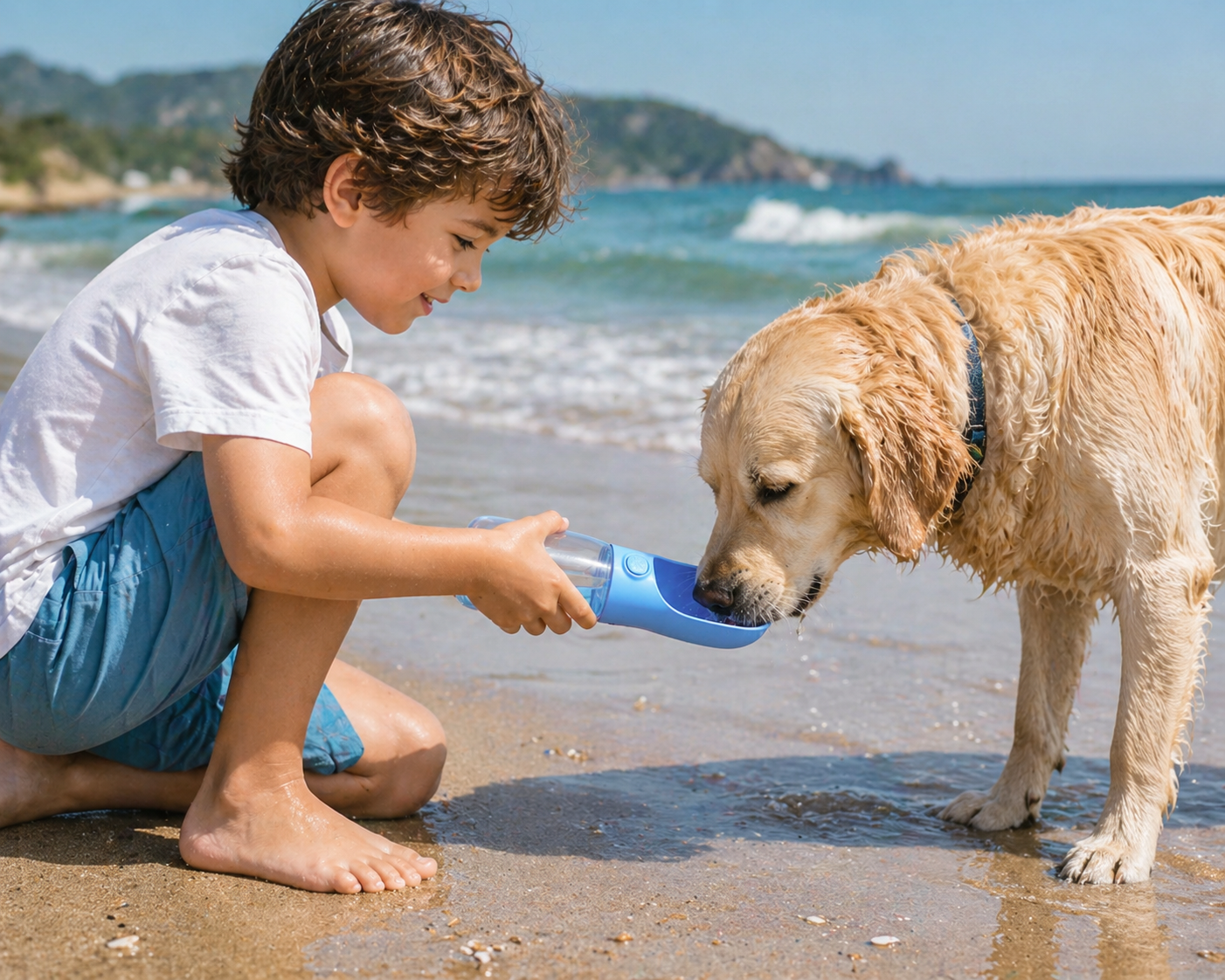 Luxe No-Spill Portable Pet Water Bottle 🐶