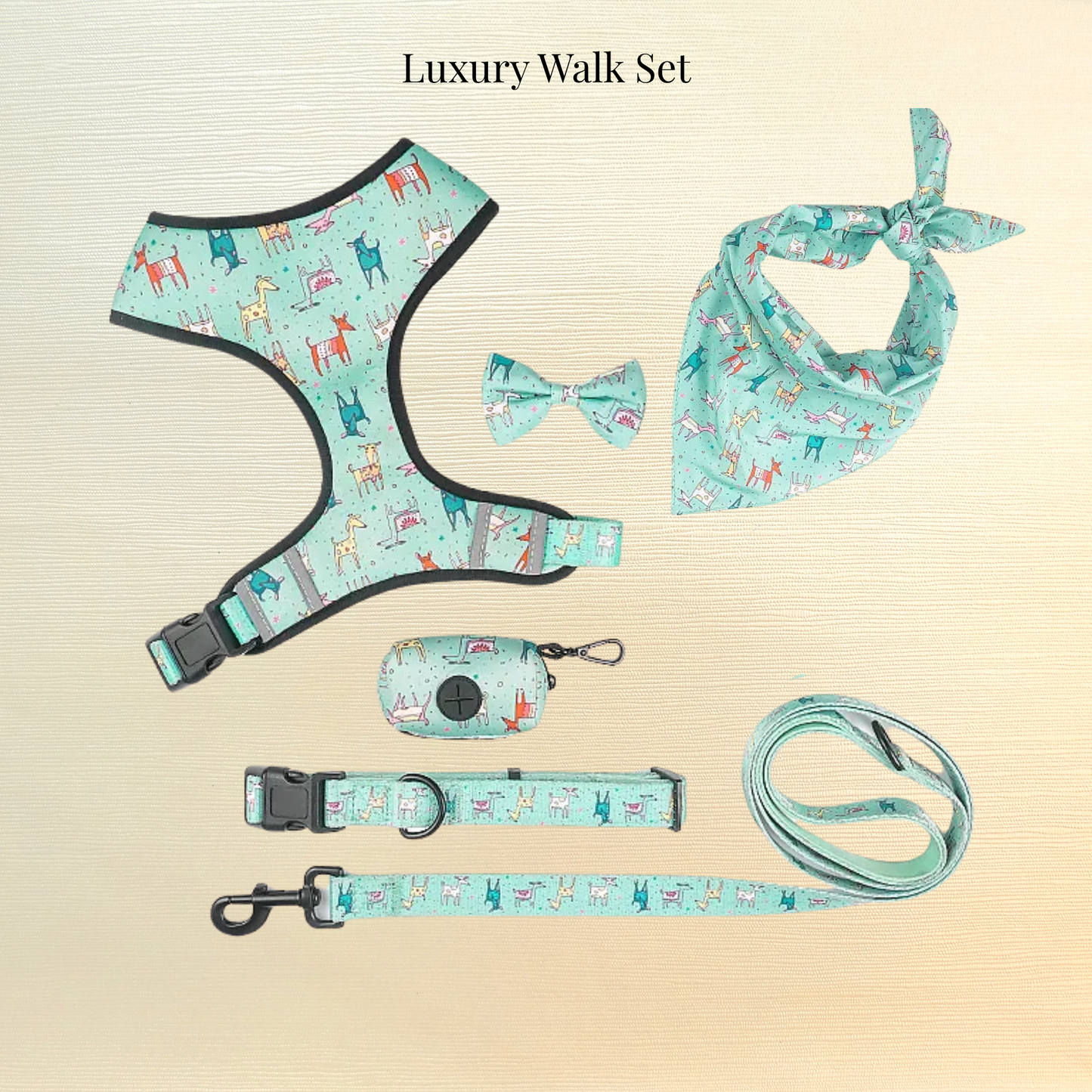 ✨ LuxePaws™ Premium Dog Harness & Leash Set 🐾