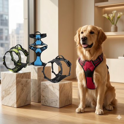 Luxe Reflective No-Pull Dog Harness 🐾