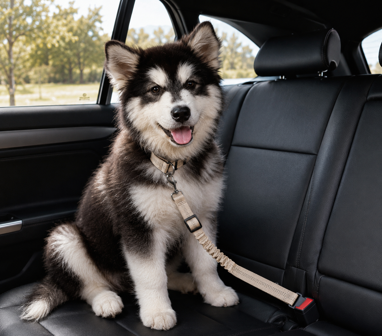 🐾LuxePaw Reflective Dog Seat Belt 🚗
