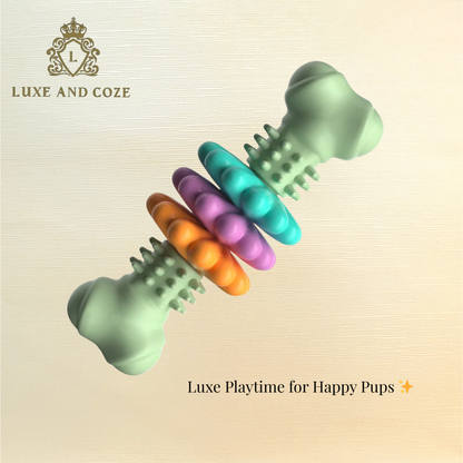 LuxeChew Interactive Puppy Bone 🐶🦴