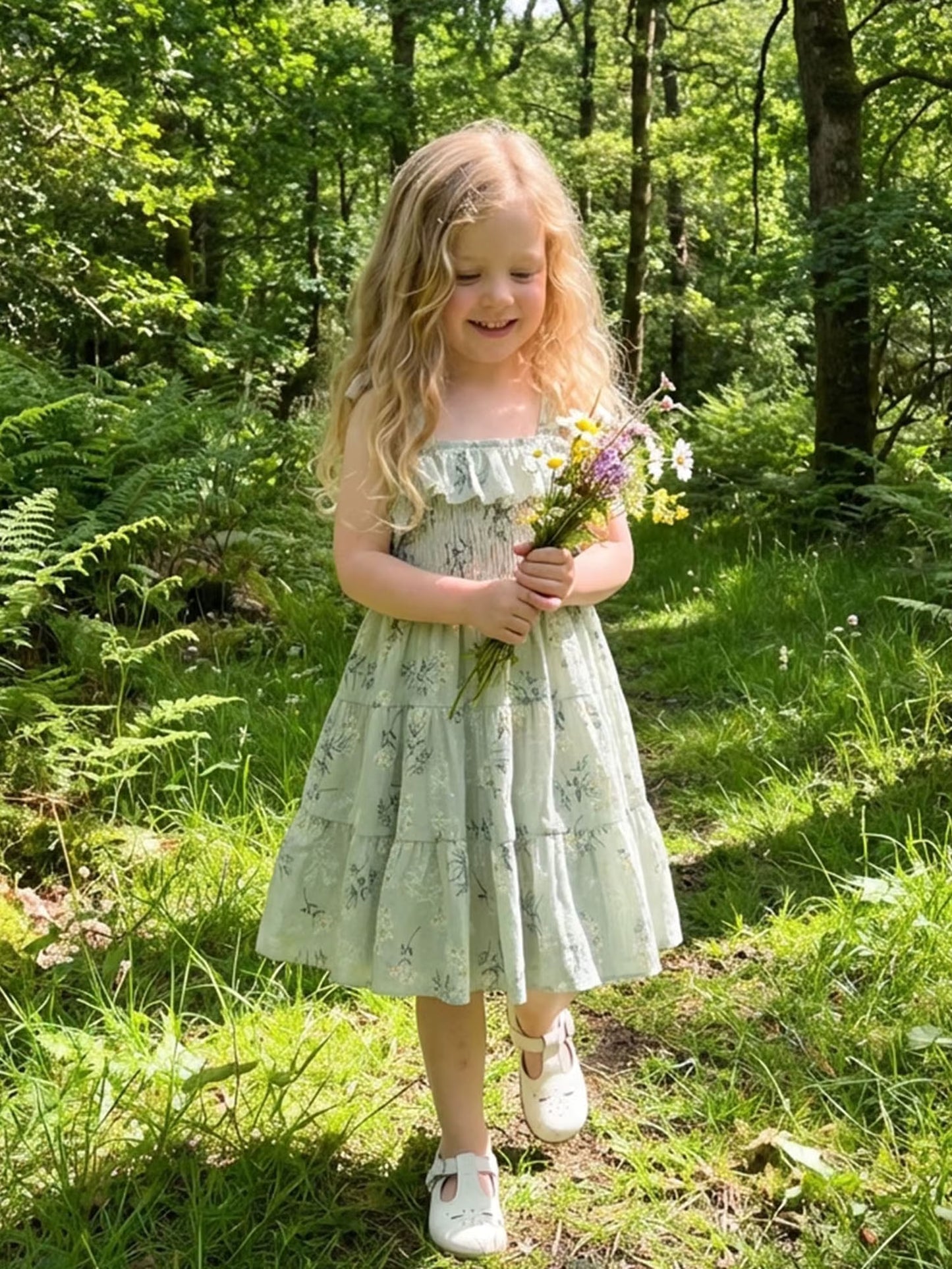 Floral Princess Toddler Dress 🌸
