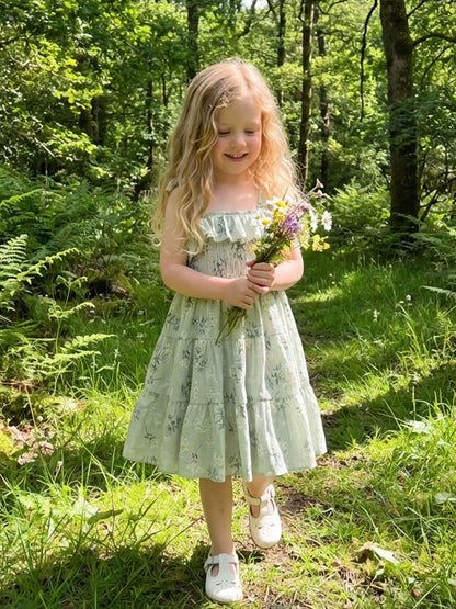 Floral Princess Toddler Dress 🌸