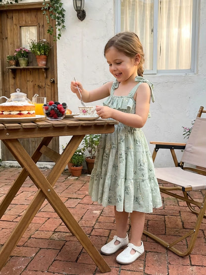 Floral Princess Toddler Dress 🌸
