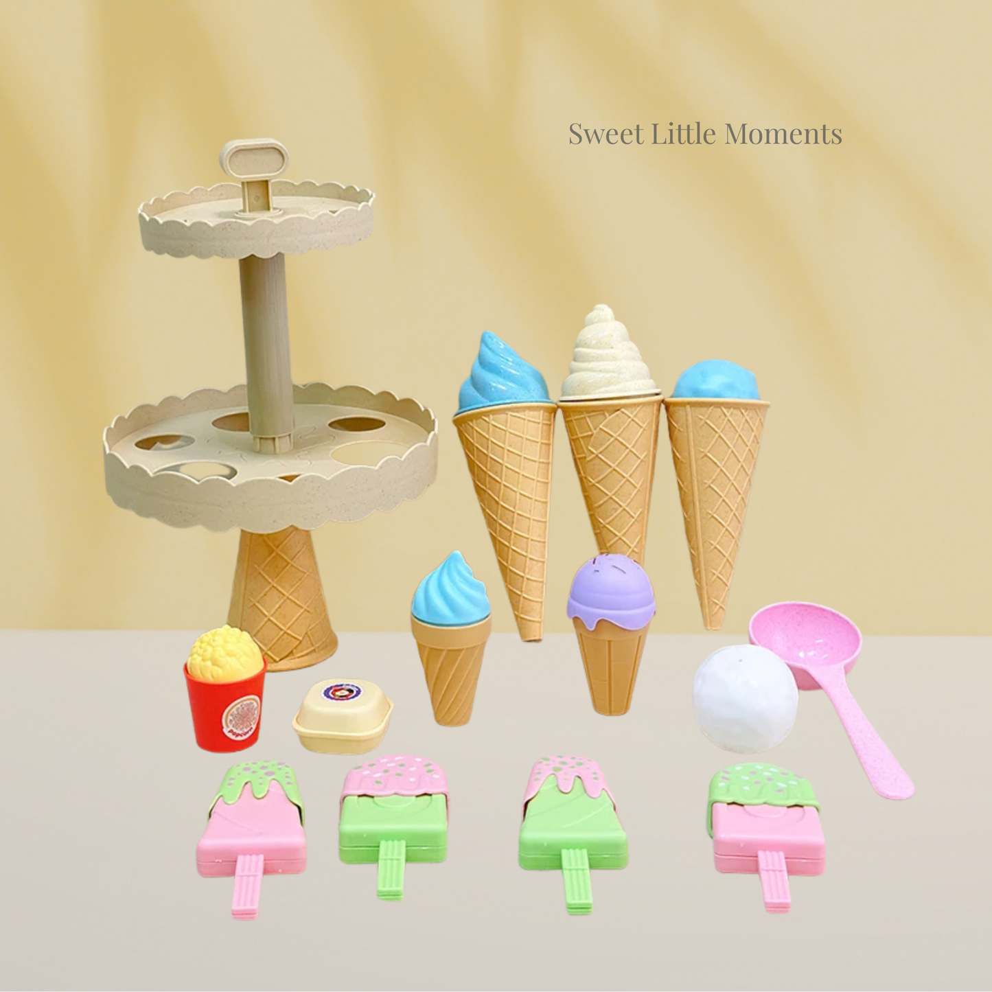 Montessori Ice Cream Pretend Play Set 🍦