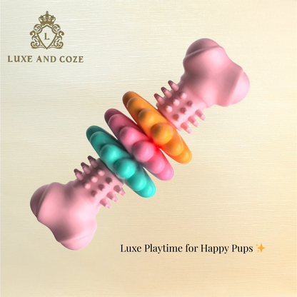 LuxeChew Interactive Puppy Bone 🐶🦴