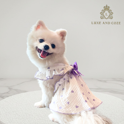 Luxe Bow Floral Pet Harness Dress 🌸🎀