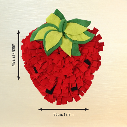 Strawberry Snuffle Mat for Dogs & Cats | Interactive Slow Feeder Puzzle Toy