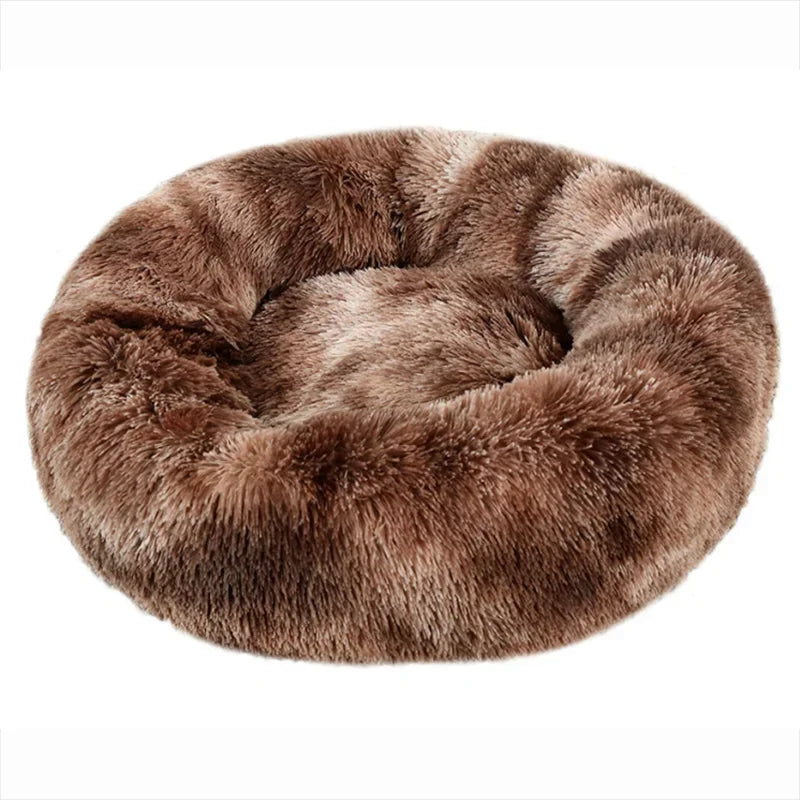 Luxurious Cozy & Plush Round Pet Bed for Large Dogs & Cats - The Ultimate Sleeping Retreat (40-90cm)