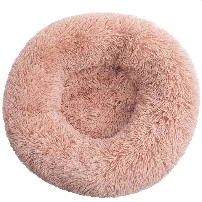 Luxurious Cozy & Plush Round Pet Bed for Large Dogs & Cats - The Ultimate Sleeping Retreat (40-90cm)