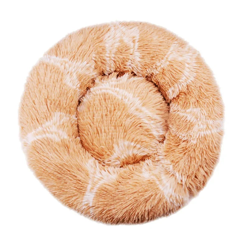 Luxurious Cozy & Plush Round Pet Bed for Large Dogs & Cats - The Ultimate Sleeping Retreat (40-90cm)