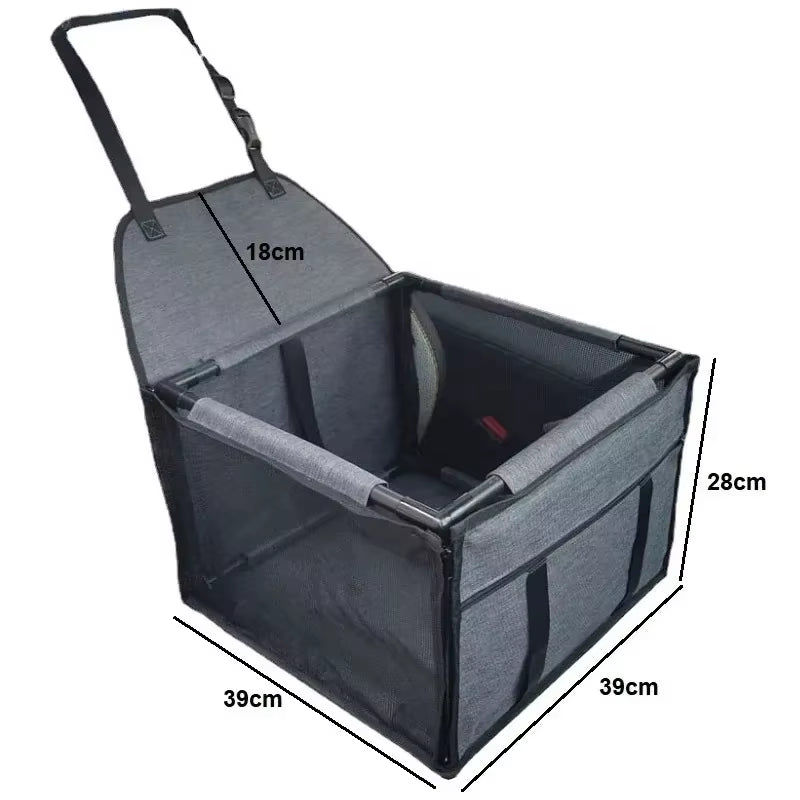 Ultimate Waterproof Dog Car Seat Cover - Stylish Pet Carrier Hammock for Small to Large Dogs