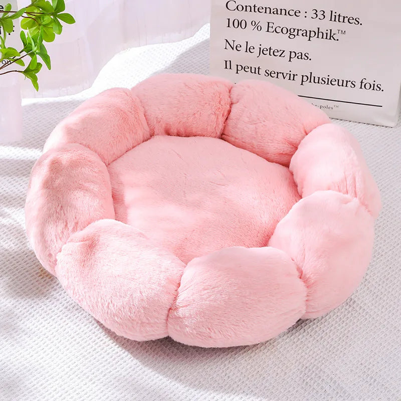 Snuggly Flower Power Pet Bed: The Ultimate Cozy Oasis for Your Furry Fashionistas!