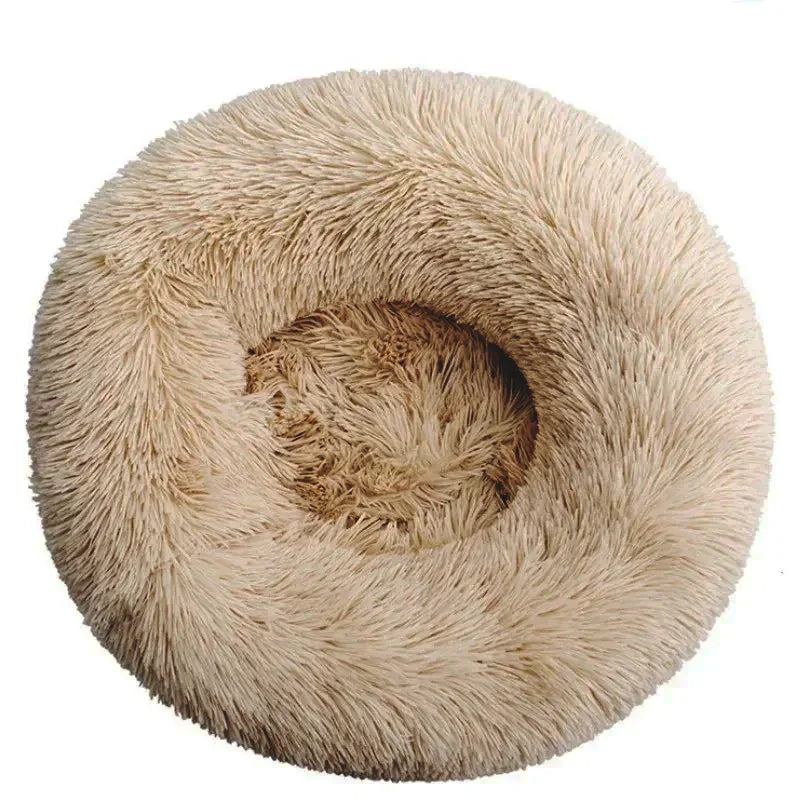 Luxurious Cozy & Plush Round Pet Bed for Large Dogs & Cats - The Ultimate Sleeping Retreat (40-90cm)
