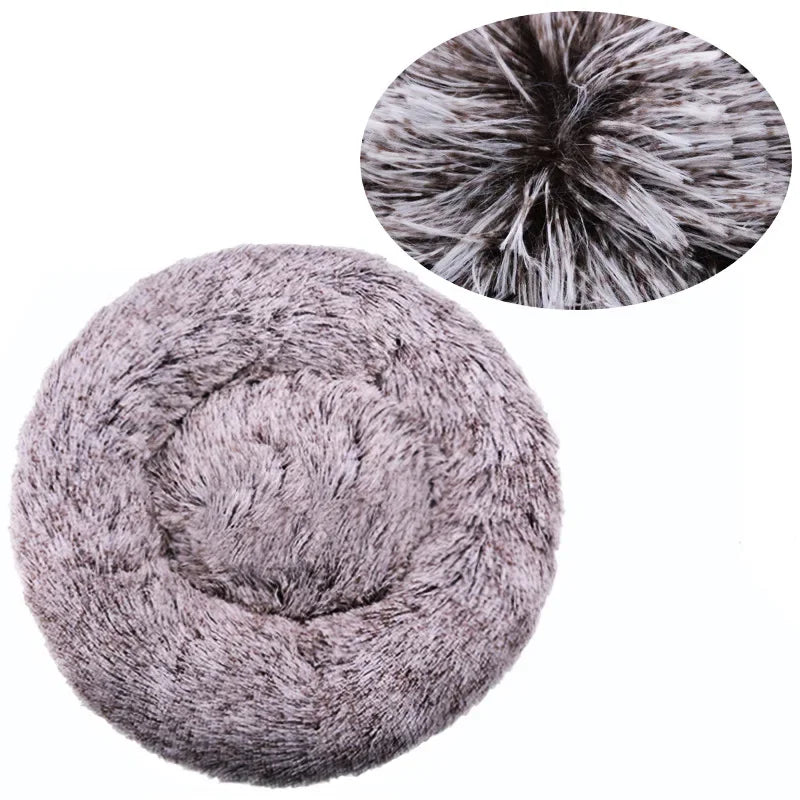 Luxurious Cozy & Plush Round Pet Bed for Large Dogs & Cats - The Ultimate Sleeping Retreat (40-90cm)