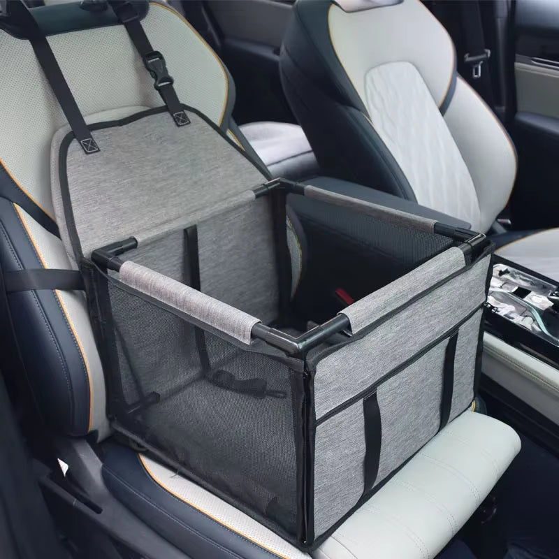 Ultimate Waterproof Dog Car Seat Cover - Stylish Pet Carrier Hammock for Small to Large Dogs