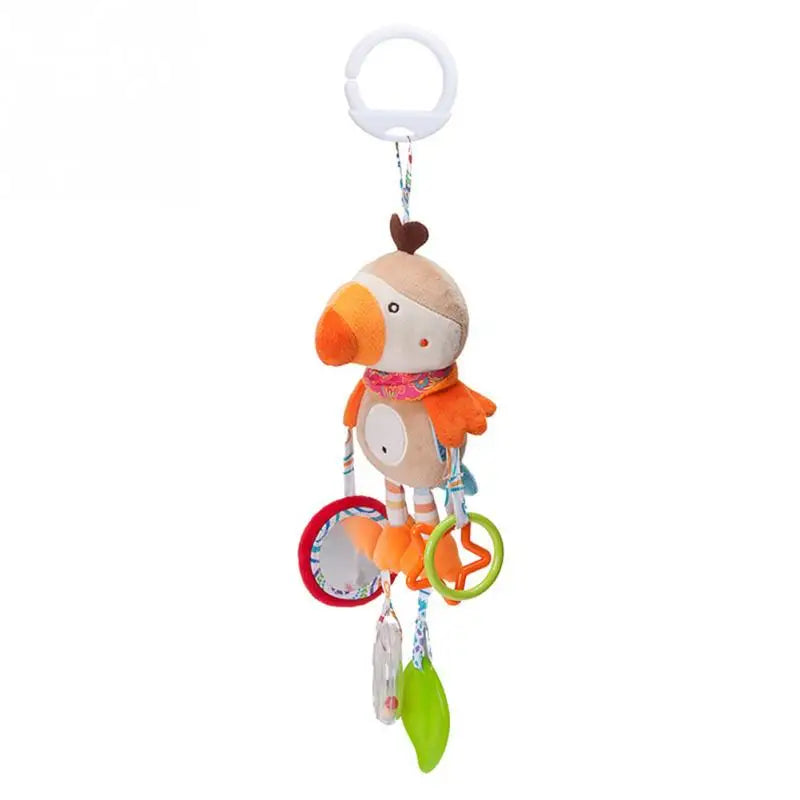 Enchanting Plush Animal Crib Mobile Toy - Perfect for Stroller, Car Seat & Nursery Fun!