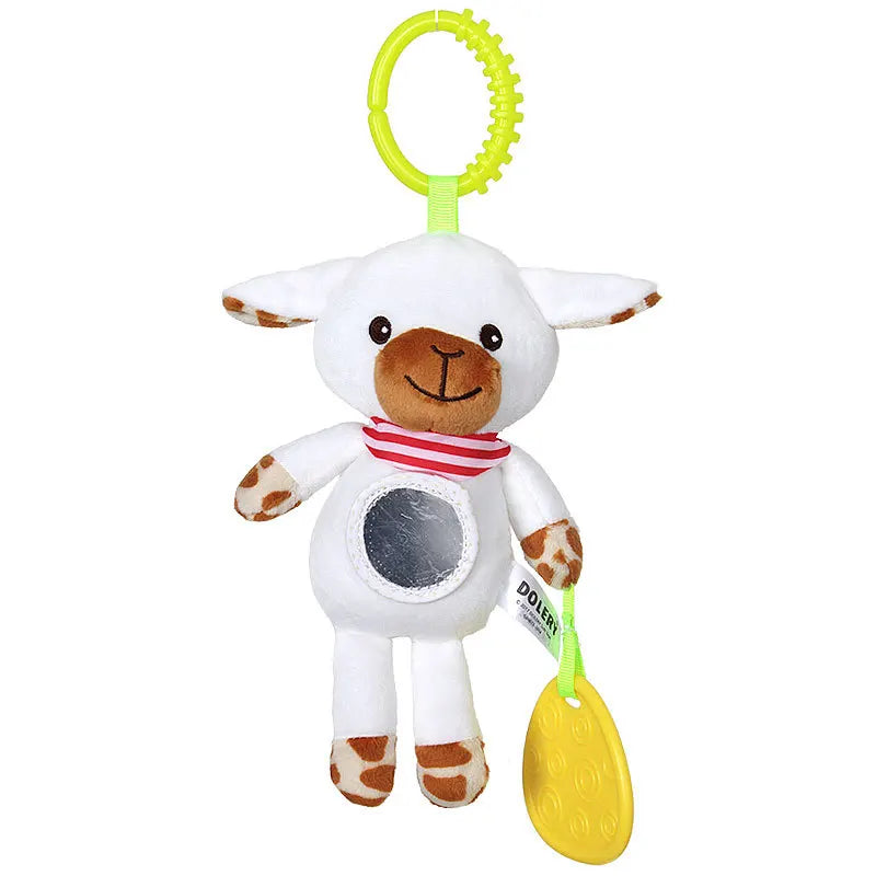 Enchanting Plush Animal Crib Mobile Toy - Perfect for Stroller, Car Seat & Nursery Fun!